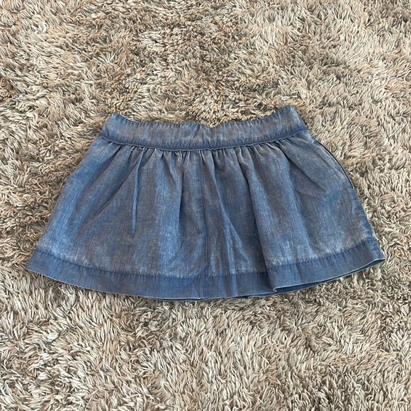 Guess Chambray Button Down Mini Skirt - Picture 3 of 4
